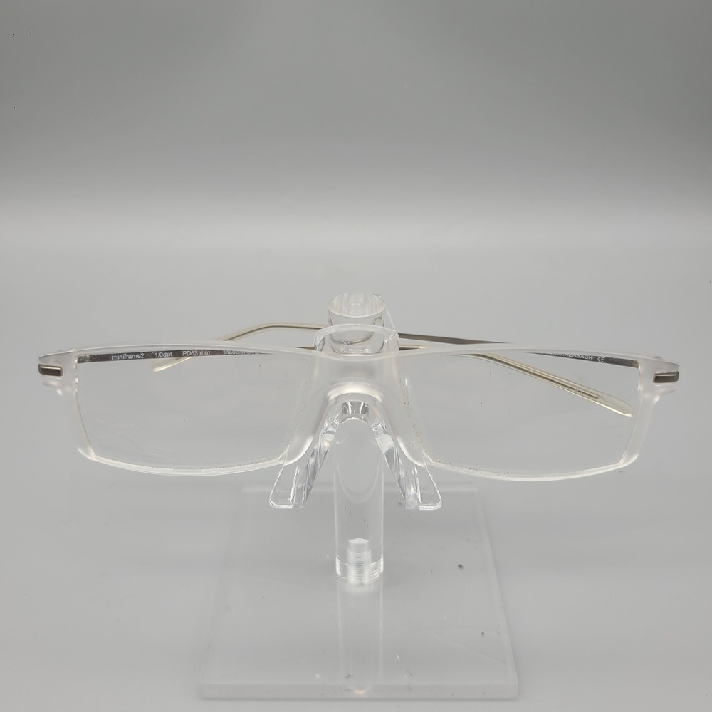 Eschenbach Miniframe2 Reading Glasses 1.0dpt Clear Rectangular Made in Germany